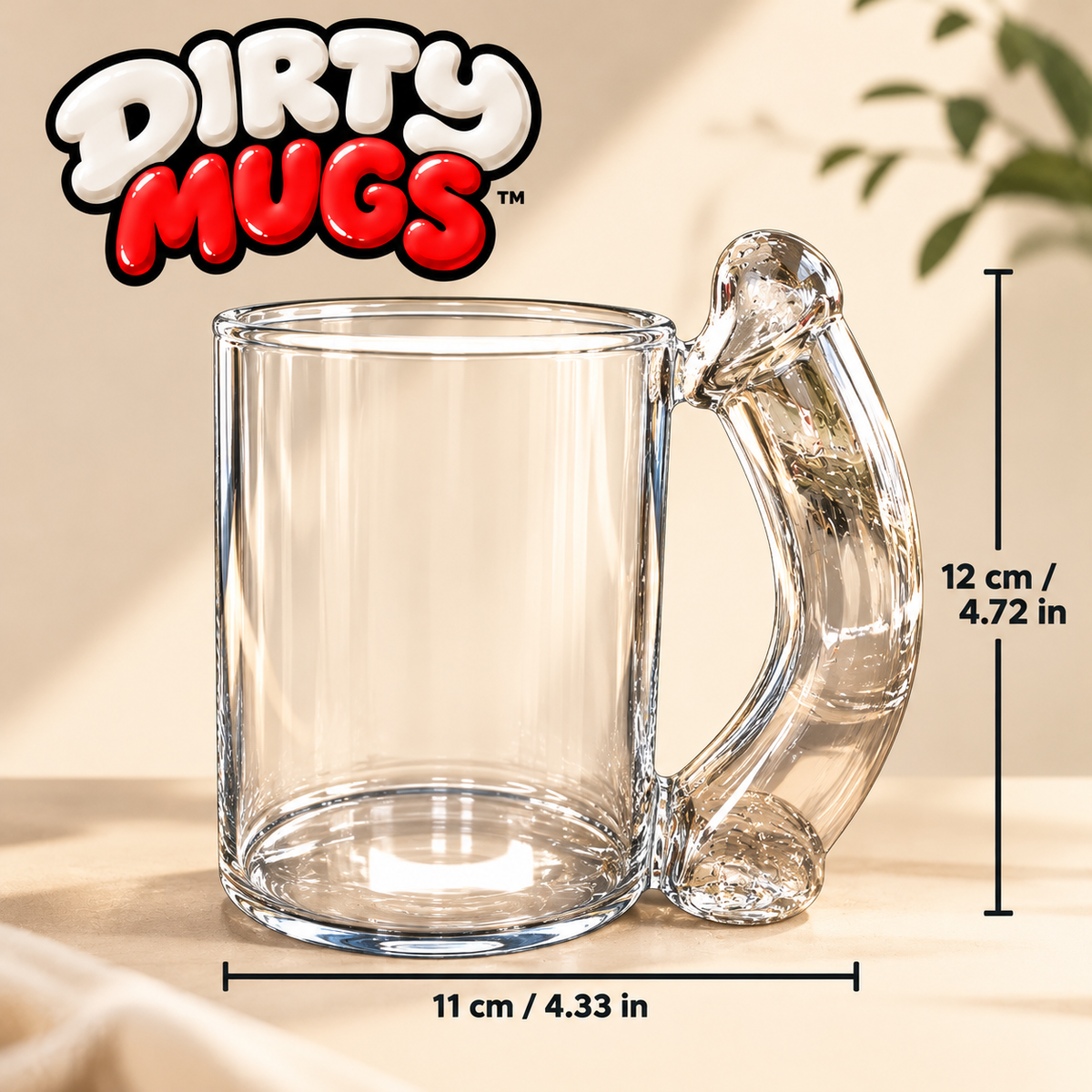DirtyMugs™ – The Funniest Glass Mug